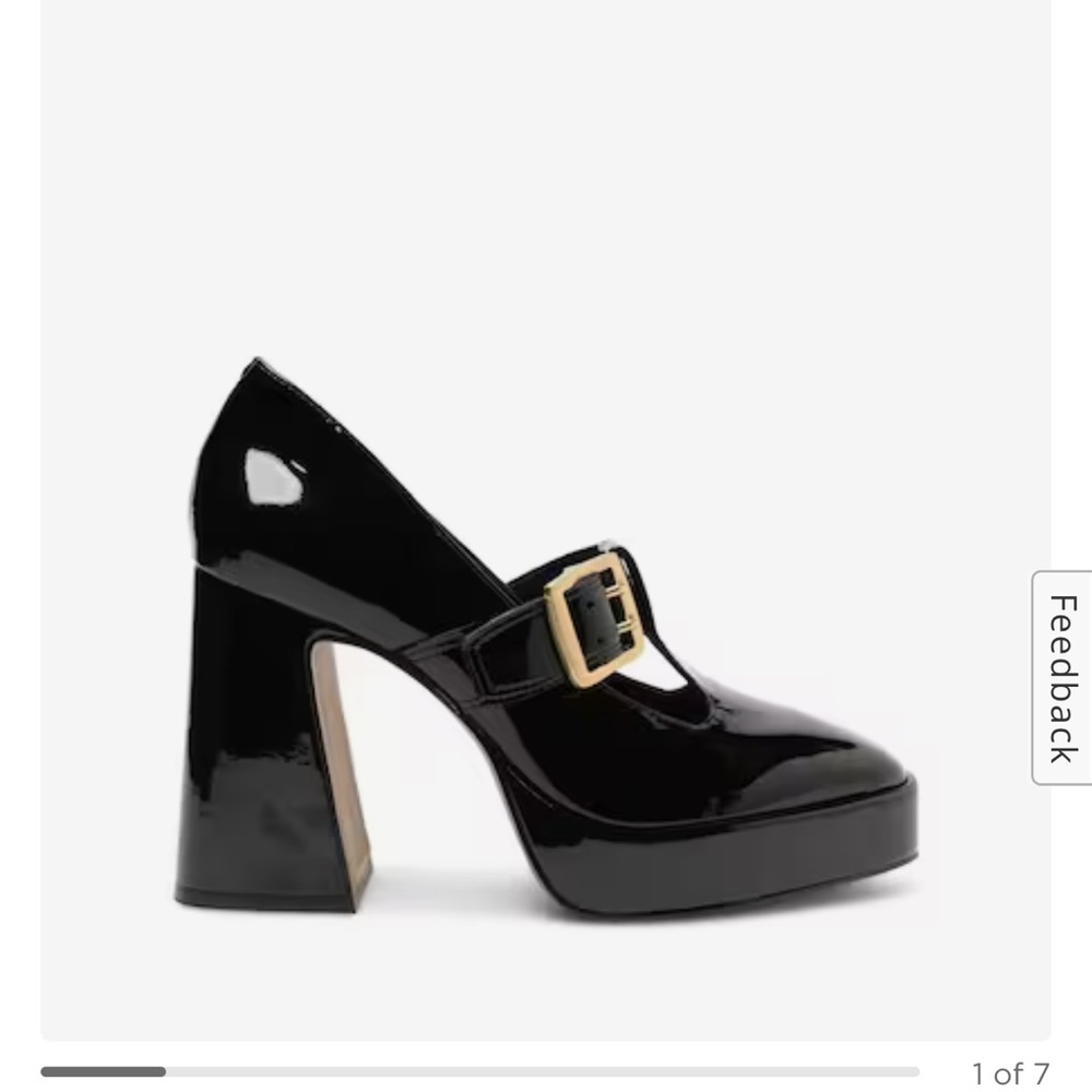 Vince Camuto Black Patent Leather Heels